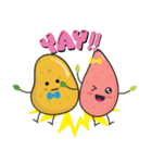 Potato ＆ Sweet Potato（個別スタンプ：2）