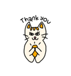 "Feow faow" Salary cat（個別スタンプ：18）