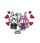 Bunny couple（個別スタンプ：32）