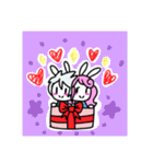 Bunny couple（個別スタンプ：35）