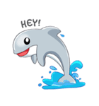 Fin - Dolphin Sticker（個別スタンプ：1）