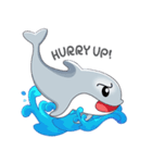 Fin - Dolphin Sticker（個別スタンプ：6）