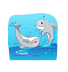 Fin - Dolphin Sticker（個別スタンプ：24）