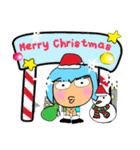 Meruki^..^！17Merry Christmas.（個別スタンプ：16）