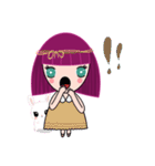 Simply Sophie and Fluffy Ribbie（個別スタンプ：8）