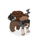 Geulis : werebear girl（個別スタンプ：12）