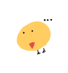 yellow baby chick（個別スタンプ：1）