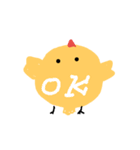 yellow baby chick（個別スタンプ：2）