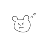 rough＆simple bear（個別スタンプ：5）