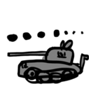 落書きタンク (戦車)（個別スタンプ：4）