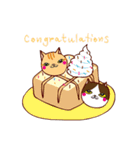 happy cat : bakery shop（個別スタンプ：1）