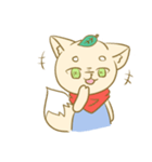 Lantern Cat ＆ Leaf Fox（個別スタンプ：31）