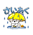 【大きめ文字】シーズー犬の梅雨 Vol.6（個別スタンプ：16）