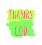 thanks GOD（個別スタンプ：6）