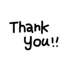 【よく使う！】文字だけ日常会話（個別スタンプ：3）