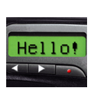 Pager Screen text message (ENGLISH)（個別スタンプ：1）