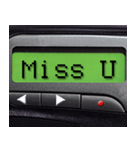 Pager Screen text message (ENGLISH)（個別スタンプ：4）