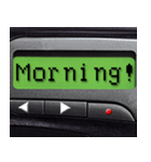 Pager Screen text message (ENGLISH)（個別スタンプ：5）