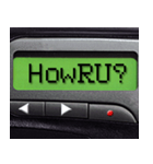 Pager Screen text message (ENGLISH)（個別スタンプ：9）