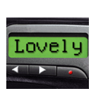 Pager Screen text message (ENGLISH)（個別スタンプ：12）