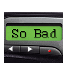 Pager Screen text message (ENGLISH)（個別スタンプ：18）