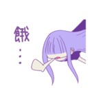 Purple girl~（個別スタンプ：13）