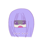 Purple girl~（個別スタンプ：28）