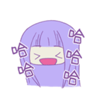 Purple girl~（個別スタンプ：30）