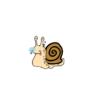 A lazy snail（個別スタンプ：5）