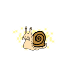 A lazy snail（個別スタンプ：9）