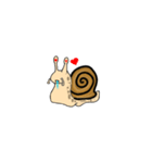 A lazy snail（個別スタンプ：10）