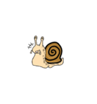 A lazy snail（個別スタンプ：12）