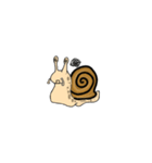 A lazy snail（個別スタンプ：14）