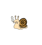 A lazy snail（個別スタンプ：21）