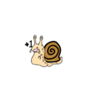 A lazy snail（個別スタンプ：23）