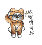 Akita dog Arnold and Akita dog chubby（個別スタンプ：6）