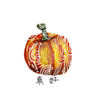 western pumpkin zentangle drawing（個別スタンプ：1）