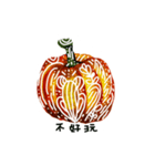 western pumpkin zentangle drawing（個別スタンプ：2）