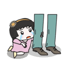 Meng Meng da little girl（個別スタンプ：12）