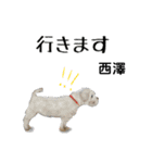 西澤さんが使う可愛い子犬の名前スタンプ（個別スタンプ：30）