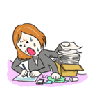 Oh my god！ what the busy day！（個別スタンプ：19）