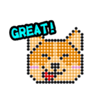 PERLER BEADS DOGS(English)（個別スタンプ：3）