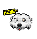 PERLER BEADS DOGS(English)（個別スタンプ：11）