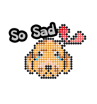 PERLER BEADS DOGS(English)（個別スタンプ：26）