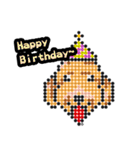 PERLER BEADS DOGS(English)（個別スタンプ：27）