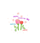 happy love valentine's（個別スタンプ：1）