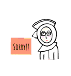 I am a muslim nurse.（個別スタンプ：13）