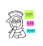 I am a muslim nurse.（個別スタンプ：24）