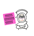 I am a muslim nurse.（個別スタンプ：40）