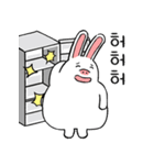 Pig rabbit Jjinto（個別スタンプ：21）